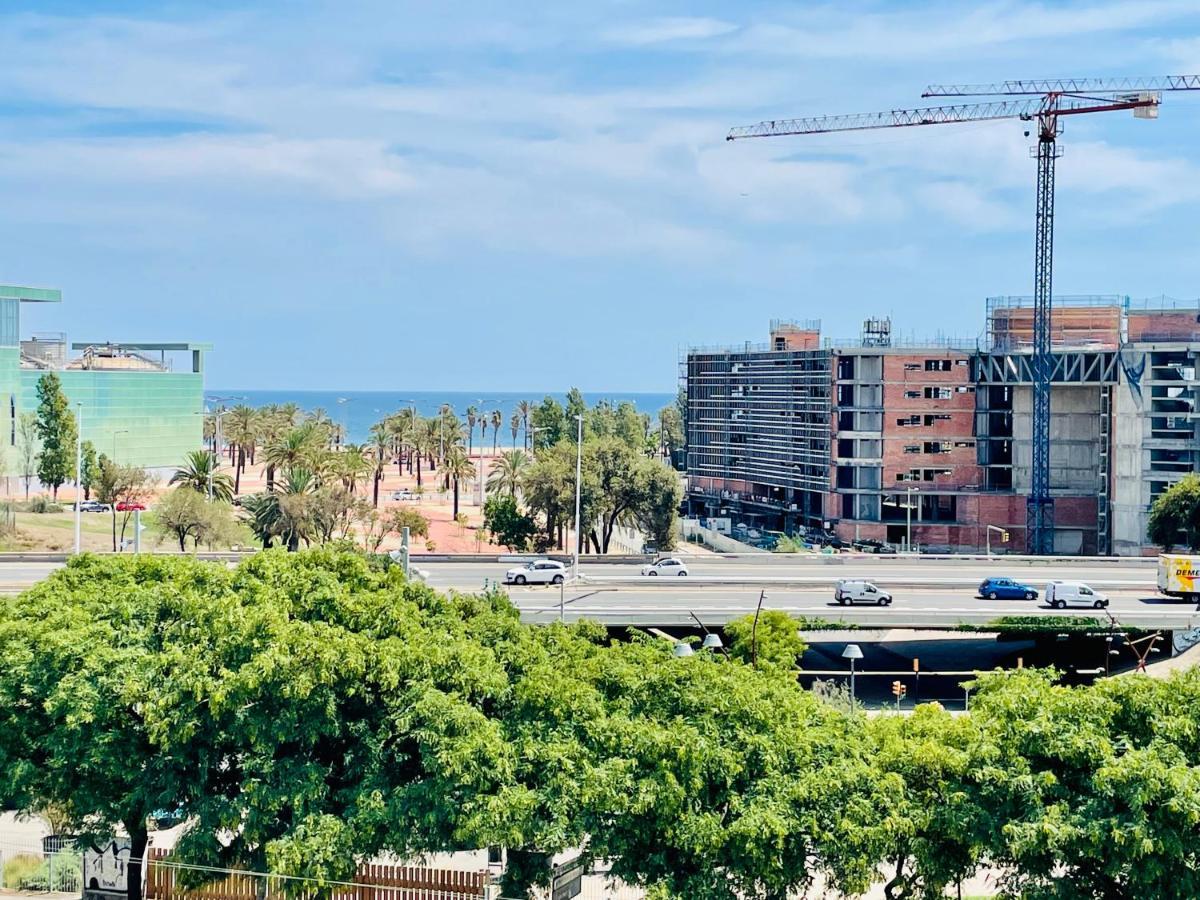 Forum De Barcelona Sea View Apartment With Garage Parking Sant Adria de Besos Dış mekan fotoğraf